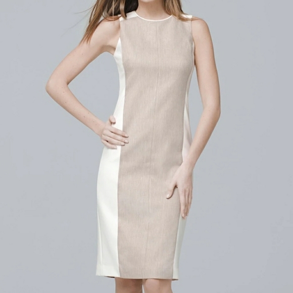 White House Black Market Dresses & Skirts - NWOT White house black market SLEEVELESS LINEN